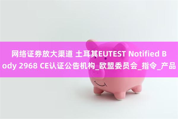 网络证劵放大渠道 土耳其EUTEST Notified Body 2968 CE认证公告机构_欧盟委员会_指令_产品